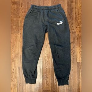Men’s Puma Medium Charcoal Gray Joggers Pants
